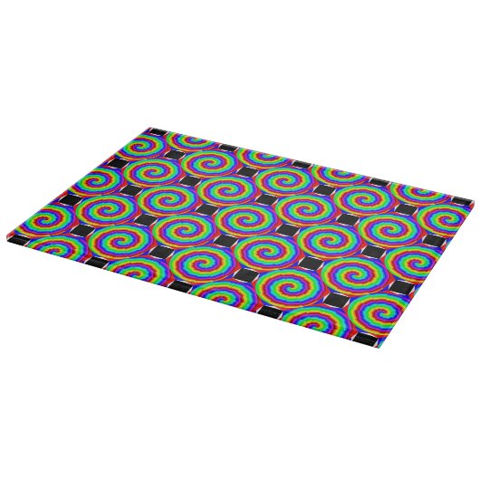 Rainbow Spiral van Kenneth Yoncich Snijplank (Hoek)