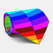 Rainbow Spiral van Kenneth Yoncich Stropdas (Opgerold)