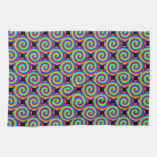 Rainbow Spiral van Kenneth Yoncich Theedoek