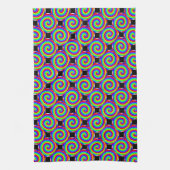 Rainbow Spiral van Kenneth Yoncich Theedoek (Verticaal)
