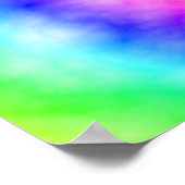 Rainbow Spiral Yin Yang Poster (Hoek)