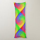 Rainbow Spirals Body Pillow Lichaamskussen (Achterkant (Verticaal))