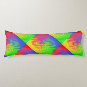 Rainbow Spirals Body Pillow Lichaamskussen