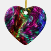 Rainbow Splash Ceramic Ornament (Voorkant)