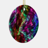 Rainbow Splash Keramisch Ornament (Rechts)