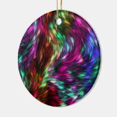 Rainbow Splash Keramisch Ornament (Links)