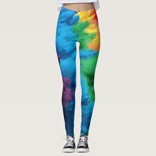 Rainbow Splash Leggings (Voorkant)