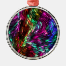Rainbow Splash Metalen Ornament