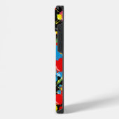 Rainbow Splash Paint Droplets PD iPhone Hoesje (Linkerkant)