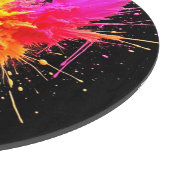Rainbow Splash Powder Art Snijplank (Hoek)