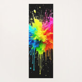 Rainbow Splash Powder Art Yogamat (Achterkant)