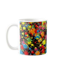 Rainbow Splash Verf Druppels PD
