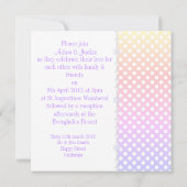 RAINBOW SPOT CRYSTAL WEDDING INVITATION KAART (Achterkant)