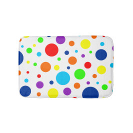 Rainbow Spots Bath Mat
