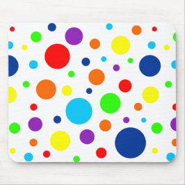 Rainbow Spots Mousepad Muismat