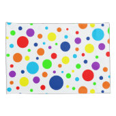 Rainbow Spots Pillowcase Kussensloop (Achterkant-Rechts)