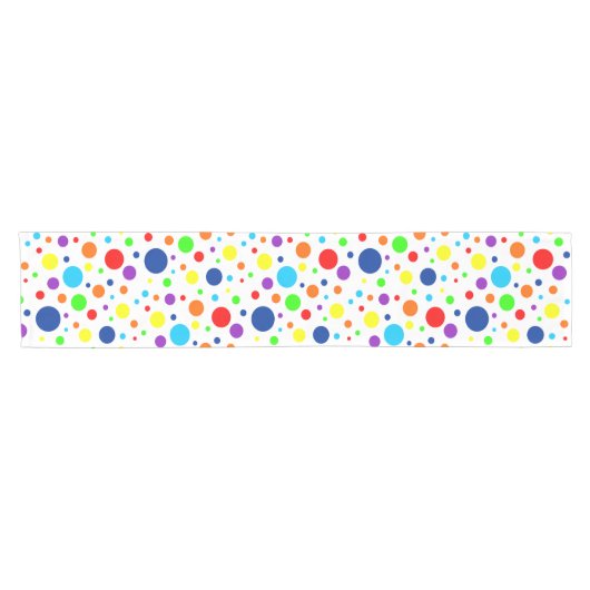 Rainbow Spots Table Runner Korte Tafelloper (Horizontaal)
