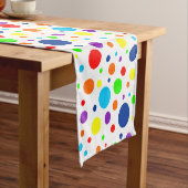 Rainbow Spots Table Runner Korte Tafelloper (Voorbeeld)