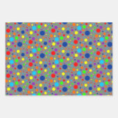 Rainbow Spots Wrapping Paper Sheet Set (Voorkant 2)