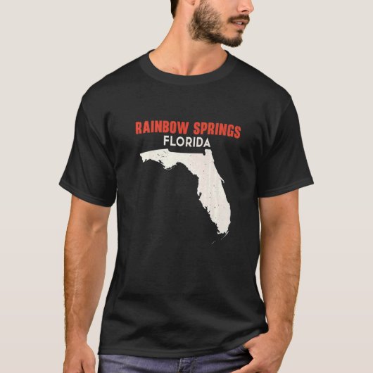 Rainbow Springs Florida USA T-shirt (Voorkant)