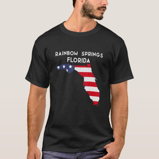 Rainbow Springs Florida USA T-shirt (Voorkant)
