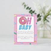 Rainbow Sprinkle Baby shower Briefkaart (Staand voorkant)