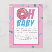 Rainbow Sprinkle Baby shower Briefkaart (Voorkant)