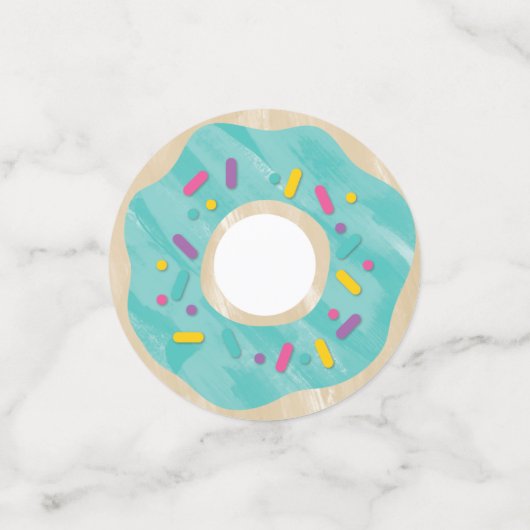 Rainbow Sprinkle Donut Shop Confetti (Kleine voorkant)