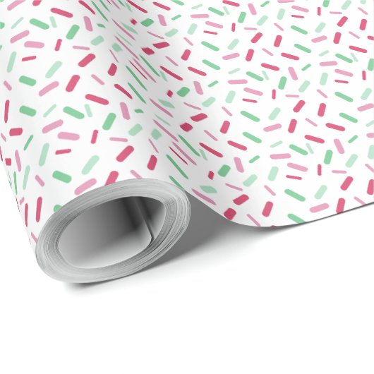 Rainbow Sprinkles Abrosexual Pride Flag Cadeaupapier (Rol Hoek)