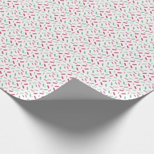 Rainbow Sprinkles Abrosexual Pride Flag Cadeaupapier (Hoek)