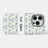 Rainbow Sprinkles Agender Pride Flag iPhone Hoesje (Achterkant horizontaal)