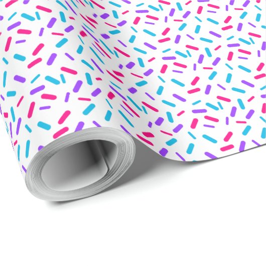 Rainbow Sprinkles Androgyne Pride Flag Cadeaupapier (Rol Hoek)