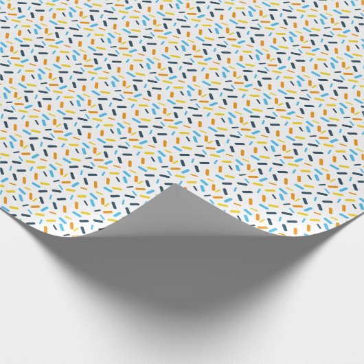 Rainbow Sprinkles AroAce Sunset Pride Flag Cadeaupapier (Hoek)