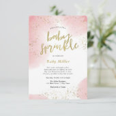 Rainbow Sprinkles Baby Sprinkle Kaart (Staand voorkant)