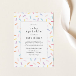 Rainbow Sprinkles Baby Sprinkle Kaart