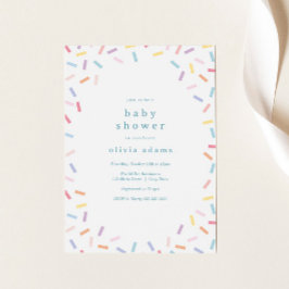 Rainbow Sprinkles Baby Sprinkle Kaart