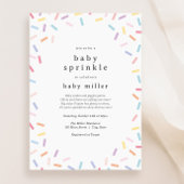 Rainbow Sprinkles Baby Sprinkle Kaart