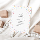 Rainbow Sprinkles Baby Sprinkle Kaart