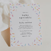 Rainbow Sprinkles Baby Sprinkle Kaart