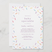 Rainbow Sprinkles Baby Sprinkle Kaart (Voorkant)