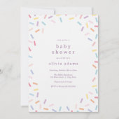 Rainbow Sprinkles Baby Sprinkle Kaart (Voorkant)