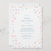 Rainbow Sprinkles Baby Sprinkle Kaart (Voorkant)