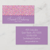 Rainbow Sprinkles Bakery Visitekaartje (Voorkant / Achterkant)