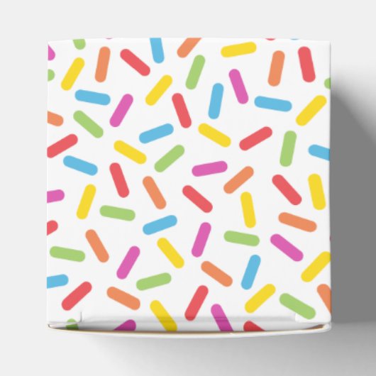 Rainbow Sprinkles Bedankdoosjes (Bovenkant)