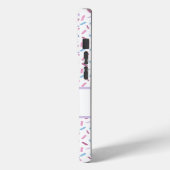 Rainbow Sprinkles Bigender Pride Flag Case-Mate iPhone Case (Achterkant / Links)