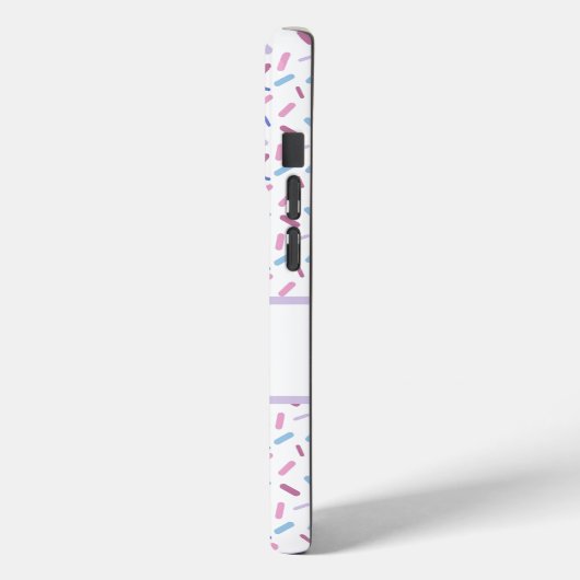 Rainbow Sprinkles Bigender Pride Flag Case-Mate iPhone Case (Achterkant / Links)