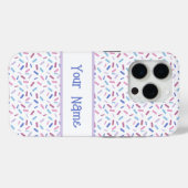 Rainbow Sprinkles Bigender Pride Flag Case-Mate iPhone Case (Achterkant (horizontaal))