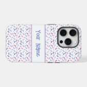 Rainbow Sprinkles Bigender Pride Flag iPhone Hoesje (Achterkant horizontaal)