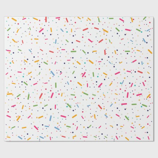 Rainbow Sprinkles Cadeaupapier (Vlak)