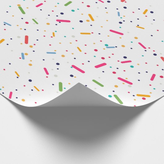 Rainbow Sprinkles Cadeaupapier (Hoek)